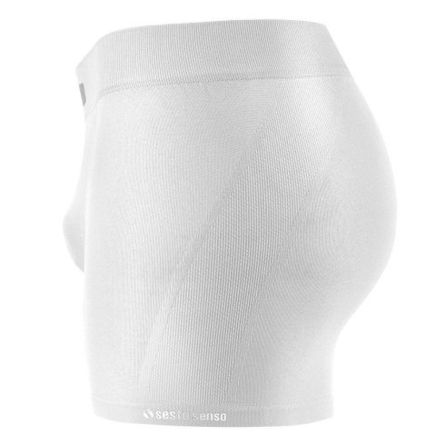 Bokserki Męskie Sportowe Oddychające SESTO SENSO BM07 Białe - L/XL Bokserki Męskie Sportowe Oddychające SESTO SENSO BM07 Białe - L/XL