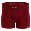 Bokserki Męskie Sportowe Oddychające SESTO SENSO BM07 Bordowe - L/XL Bokserki Męskie Sportowe Oddychające SESTO SENSO BM07 Bordowe - L/XL