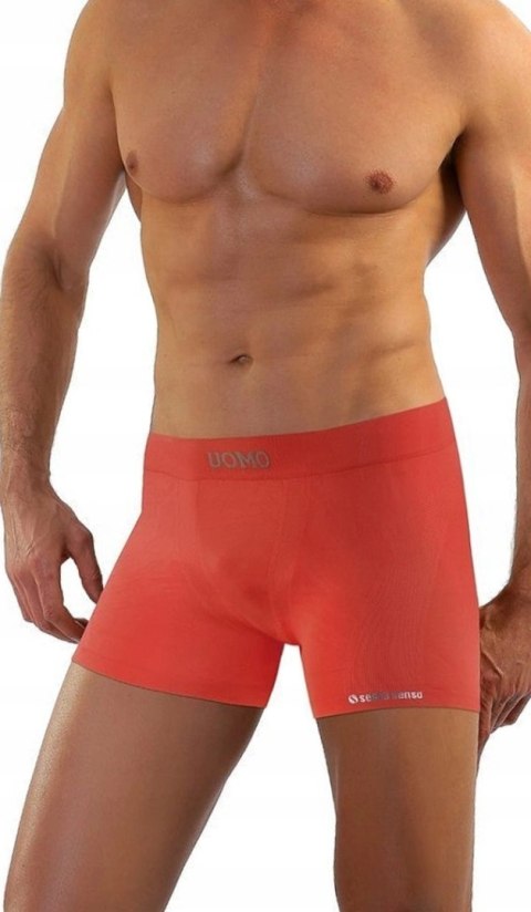 Bokserki Męskie Sportowe Oddychające SESTO SENSO BM07 Ceglaste - L/XL Bokserki Męskie Sportowe Oddychające SESTO SENSO BM07 Ceglaste - L/XL