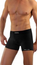 Bokserki Męskie Sportowe Oddychające SESTO SENSO BM07 Czarne - L/XL Bokserki Męskie Sportowe Oddychające SESTO SENSO BM07 Czarne - L/XL