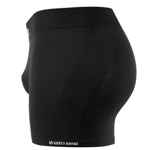 Bokserki Męskie Sportowe Oddychające SESTO SENSO BM07 Czarne - S/M Bokserki Męskie Sportowe Oddychające SESTO SENSO BM07 Czarne - S/M