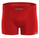 Bokserki Męskie Sportowe Oddychające SESTO SENSO BM07 Czerwone - S/M