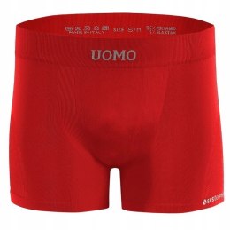 Bokserki Męskie Sportowe Oddychające SESTO SENSO BM07 Czerwone - S/M