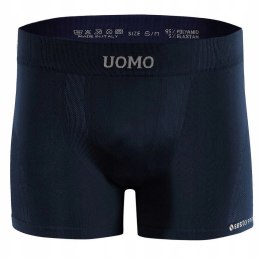 Bokserki Męskie Sportowe Oddychające SESTO SENSO BM07 Granatowe - L/XL