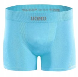 Bokserki Męskie Sportowe Oddychające SESTO SENSO BM07 Niebieskie - L/XL