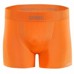 Bokserki Męskie Sportowe Oddychające SESTO SENSO BM07 Pomarańczowe - L/XL