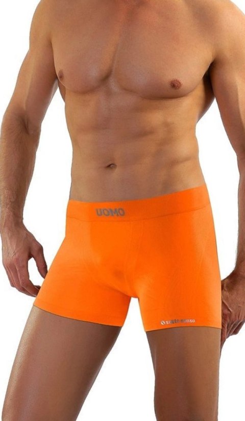 Bokserki Męskie Sportowe Oddychające SESTO SENSO BM07 Pomarańczowe - L/XL Bokserki Męskie Sportowe Oddychające SESTO SENSO BM07 Pomarańczowe - L/XL