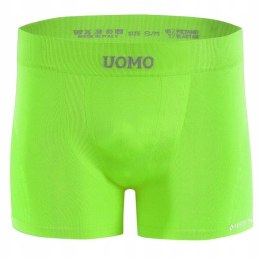 Bokserki Męskie Sportowe Oddychające SESTO SENSO BM07 Zielone - L/XL