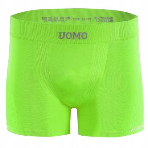 Bokserki Męskie Sportowe Oddychające SESTO SENSO BM07 Zielone - S/M Bokserki Męskie Sportowe Oddychające SESTO SENSO BM07 Zielone - S/M