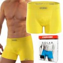 Bokserki Męskie Sportowe Oddychające SESTO SENSO BM07 Żółte - L/XL Bokserki Męskie Sportowe Oddychające SESTO SENSO BM07 Żółte - L/XL