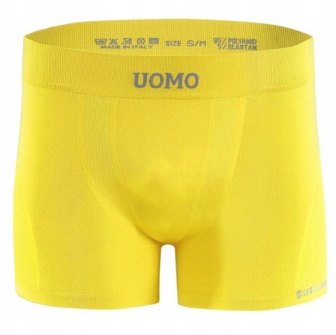 Bokserki Męskie Sportowe Oddychające SESTO SENSO BM07 Żółte - L/XL Bokserki Męskie Sportowe Oddychające SESTO SENSO BM07 Żółte - L/XL