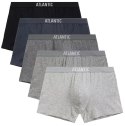 Bokserki męskie 5 PAR Sportowe Bawełniane Szorty ATLANTIC 5BMH-011 - XXL
