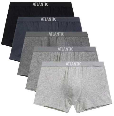 Bokserki męskie 5 PAR Sportowe Bawełniane Szorty ATLANTIC 5BMH-011 - M Bokserki męskie 5 PAR Sportowe Bawełniane Szorty ATLANTIC 5BMH-011 - M