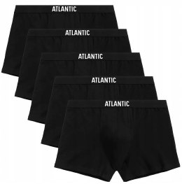 Bokserki męskie 5 PAR Sportowe Bawełniane Szorty ATLANTIC 5BMH-011 - M