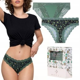 Figi Damskie Eleganckie Koronkowe 2-PAK MORAJ LIMITED EDITION - XL