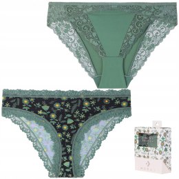 Figi Damskie Eleganckie Koronkowe 2-PAK MORAJ LIMITED EDITION - L
