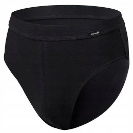 Slipy Męskie Klasyczne Majtki Bawełniane CORNETTE AUTHENTIC Czarne - XL