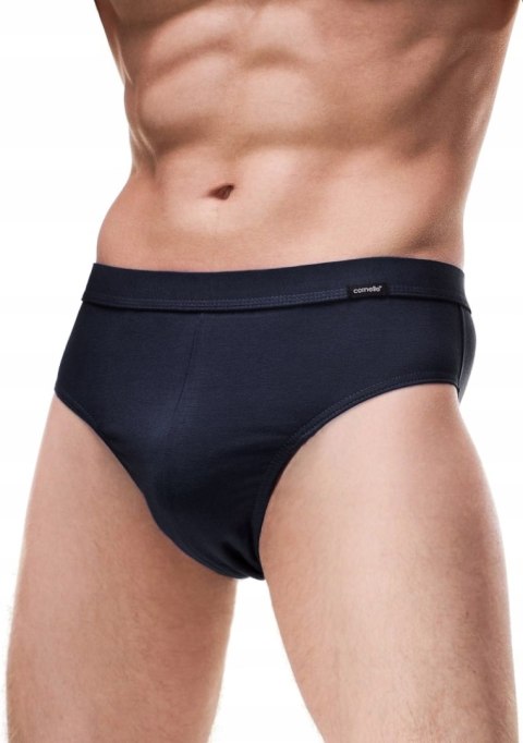 Slipy Męskie Klasyczne Majtki Bawełniane CORNETTE AUTHENTIC Grafitowe - XL