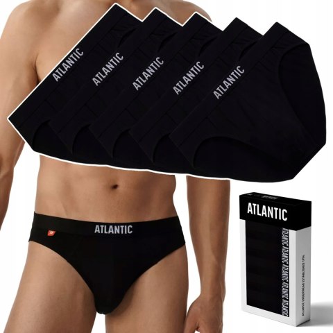 Slipy męskie 5 PAR Sportowe Bawełniane Majtki ATLANTIC 5BMP-094 - XXL