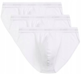 Slipy męskie TANGA 3 PARY skąpe majtki bawełniane ATLANTIC 3BMP-1582 - L