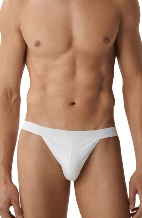 Slipy męskie TANGA 3 PARY skąpe majtki bawełniane ATLANTIC 3BMP-1582 - M