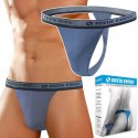 Stringi Męskie Wygodne Majtki Bawełniane SESTO SENSO STM01 Jeans - M
