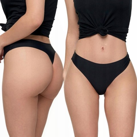 Stringi damskie LASEROWO cięte majtki gładkie MORAJ - XL Stringi damskie LASEROWO cięte majtki gładkie MORAJ - XL