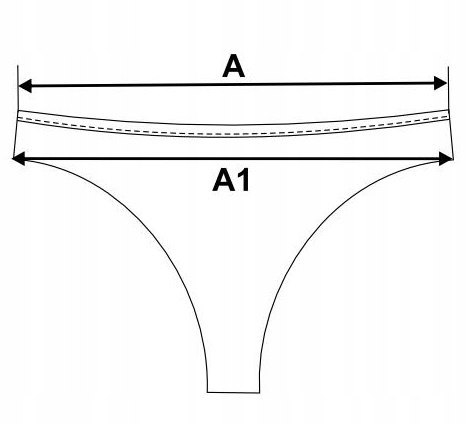 Stringi damskie LASEROWO cięte majtki gładkie MORAJ - XL Stringi damskie LASEROWO cięte majtki gładkie MORAJ - XL
