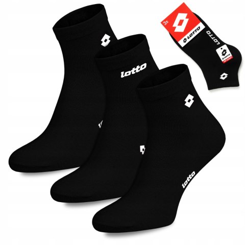 Skarpety ZAKOSTKI Sportowe Treningowe 3-PAK LOTTO QUARTER - 43-46 Skarpety ZAKOSTKI Sportowe Treningowe 3-PAK LOTTO QUARTER - 43-46