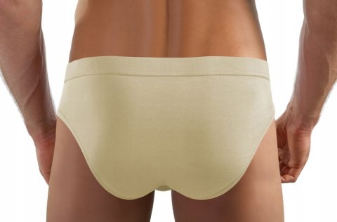Slipy Męskie Klasyczne Majtki z Modalu SESTO SENSO SM03 Beżowe - M