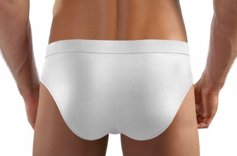 Slipy Męskie Klasyczne Majtki z Modalu SESTO SENSO SM03 Białe - XL