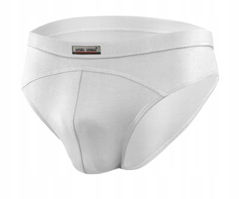 Slipy Męskie Klasyczne Majtki z Modalu SESTO SENSO SM03 Białe - M