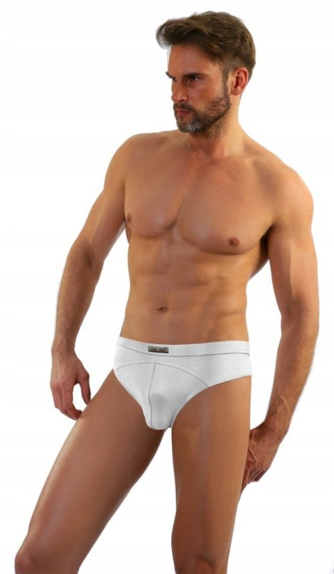 Slipy Męskie Klasyczne Majtki z Modalu SESTO SENSO SM03 Białe - M