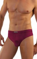 Slipy Męskie Klasyczne Majtki z Modalu SESTO SENSO SM03 Bordowe - L