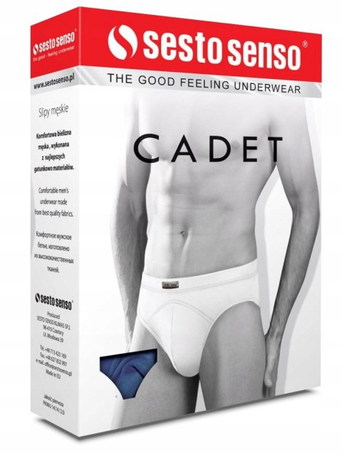 Slipy Męskie Klasyczne Majtki z Modalu SESTO SENSO SM03 Bordowe - L