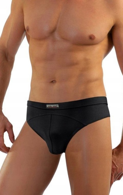 Slipy Męskie Klasyczne Majtki z Modalu SESTO SENSO SM03 Czarne - XXL