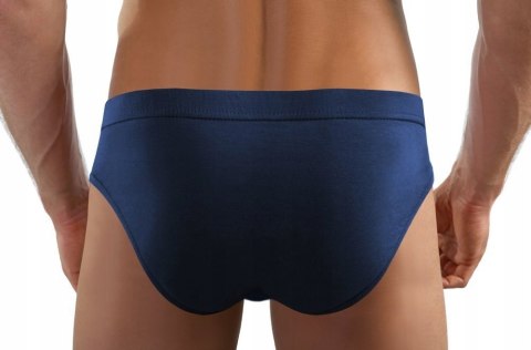 Slipy Męskie Klasyczne Majtki z Modalu SESTO SENSO SM03 Granatowe - XL