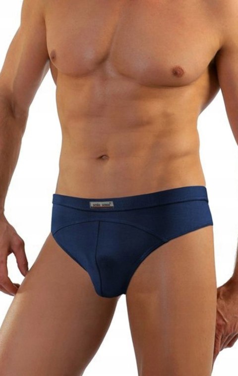 Slipy Męskie Klasyczne Majtki z Modalu SESTO SENSO SM03 Granatowe - M