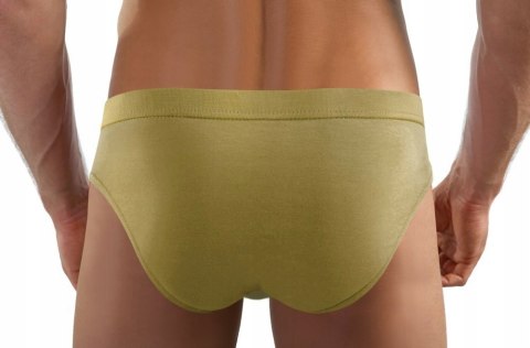 Slipy Męskie Klasyczne Majtki z Modalu SESTO SENSO SM03 Oliwkowe - XL