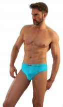 Slipy Męskie Klasyczne Majtki z Modalu SESTO SENSO SM03 Turkusowe - XXL