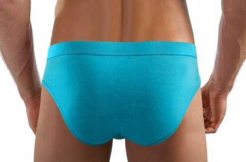 Slipy Męskie Klasyczne Majtki z Modalu SESTO SENSO SM03 Turkusowe - XL