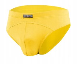 Slipy Męskie Klasyczne Majtki z Modalu SESTO SENSO SM03 Żółte - L