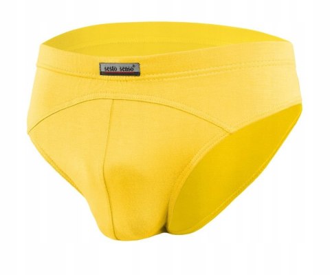 Slipy Męskie Klasyczne Majtki z Modalu SESTO SENSO SM03 Żółte - M