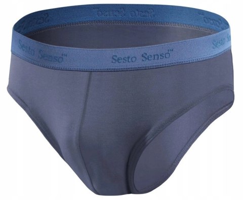 Slipy Męskie Sportowe Majtki Bawełniane SESTO SENSO SM05 Jeans - XL