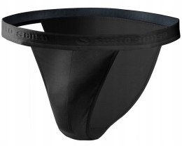 Slipy Męskie Tanga Odkryte Majtki Bawełniane SESTO SENSO SM04 Czarne - XL