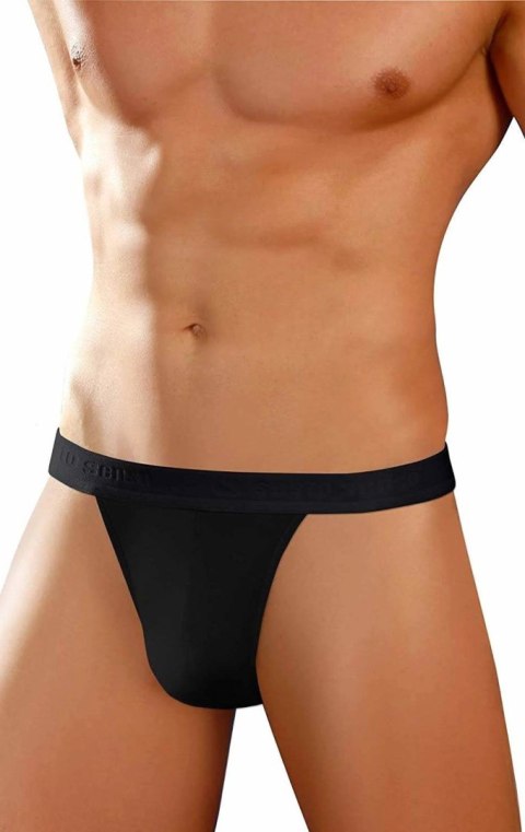 Stringi Męskie Wygodne Majtki Bawełniane SESTO SENSO STM01 Czarne - M