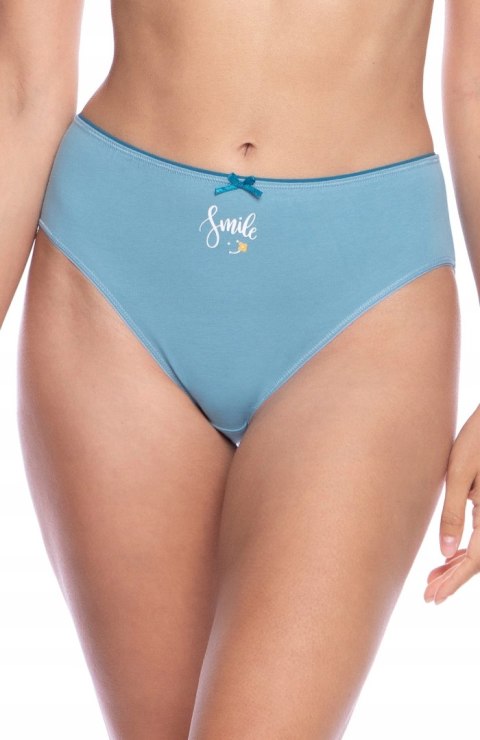 FIGI damskie BIKINI 3 PARY majtki bawełniane z nadrukiem LAMA 120BI-89 - L