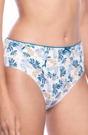 FIGI damskie BIKINI 3 PARY majtki bawełniane z nadrukiem LAMA 120BI-89 - M