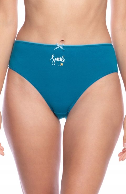 FIGI damskie BIKINI 3 PARY majtki bawełniane z nadrukiem LAMA 120BI-89 - M