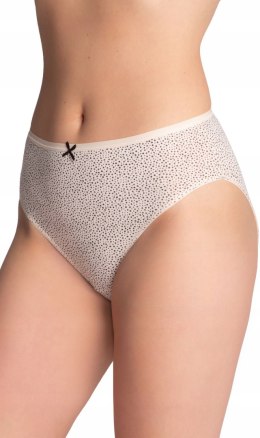 FIGI damskie BIKINI 3 PARY majtki bawełniane z nadrukiem LAMA 127BI-30 - XL